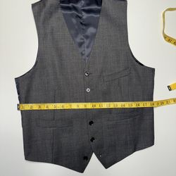 Dressy Japanese Vest In Grey