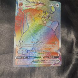 Greedent VMax Card