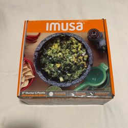 IMUSA 8" Granite Mortar and Pestle (Molcajete) - New, Unused