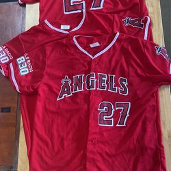 Angel Jerseys - Trout 27