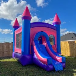 Inflatable Bouce House with Slide for Kids 