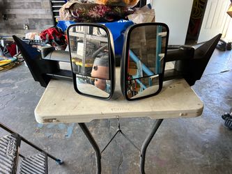 Silverado towing mirrors fits the 2008 to 2013 models