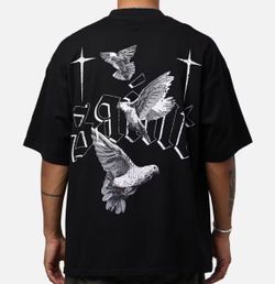 Brand New Culture Kings Saint Morta Freedom Mock T Shirt Mens M