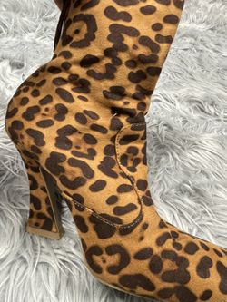Cheetah Print Boots