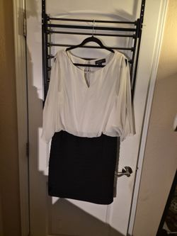 Scarlett dress. Black and white. Size 16.