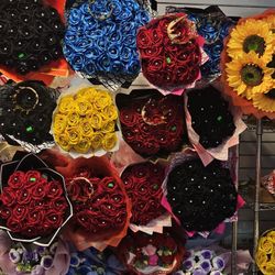 Flores eternas ramos buchones roses crochet forever Flowers