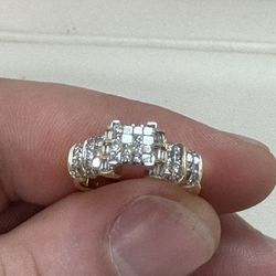 Ring (14k 0.75 Ctw Diamond Ring)