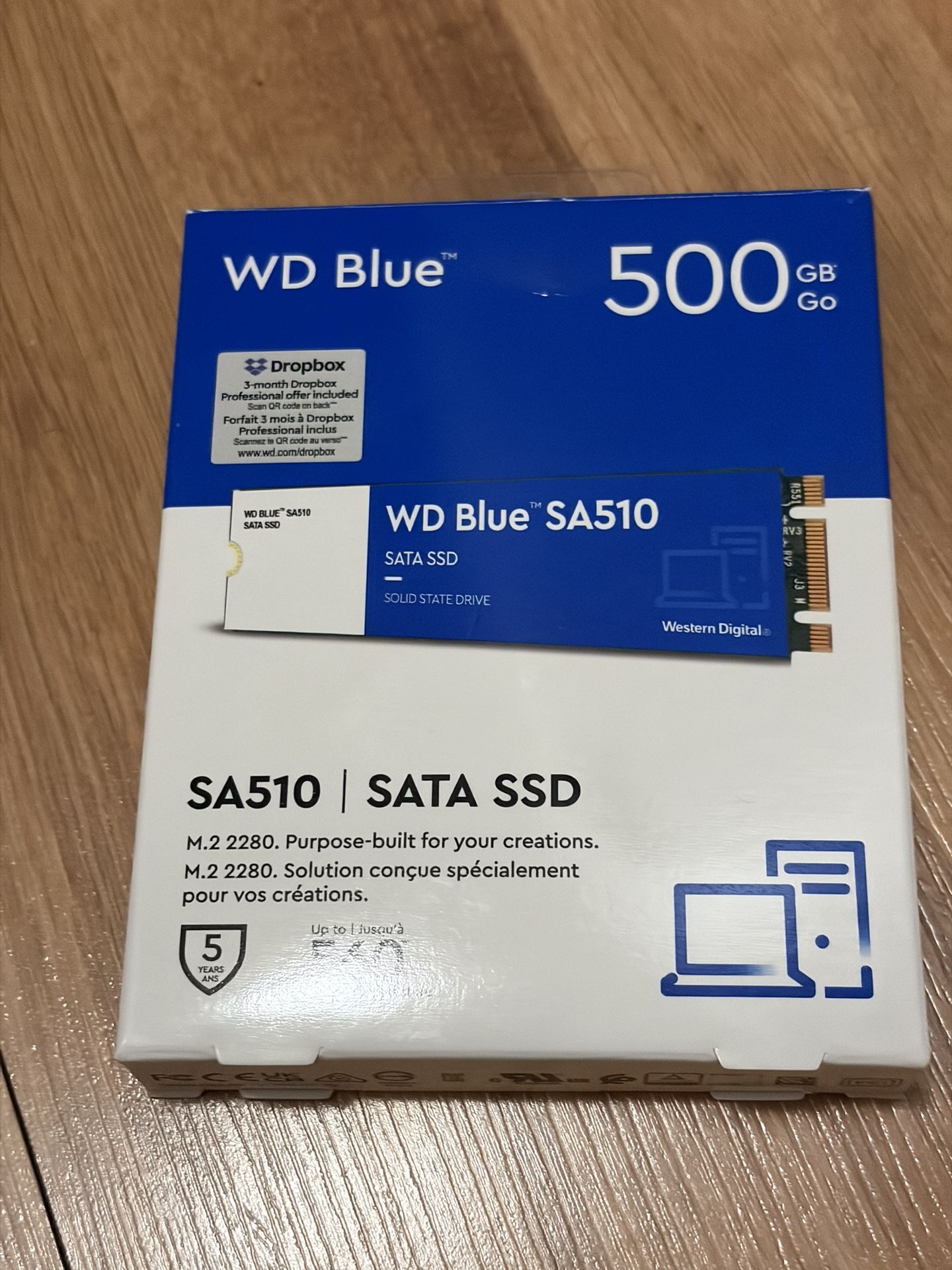 WD Blue 500GB Sata SSD