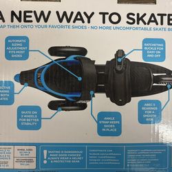 Roller Blades - NEW In Box - Adjustable Size (fits Most Adults) - Unique 3 Wheel Design - $30