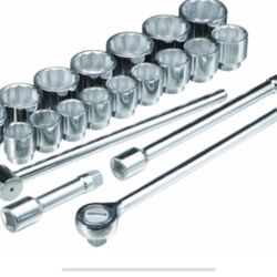 PITTSBURGH 1 in. Drive SAE Jumbo Socket Set, 21-Piece
