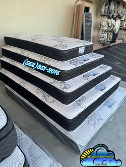 Cal king mattress deluxe Colchon y tambor nuevo new cama