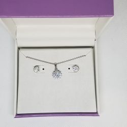 Necklace Pure Silver Plated New