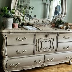 2 Dressers Mirror And Armoire