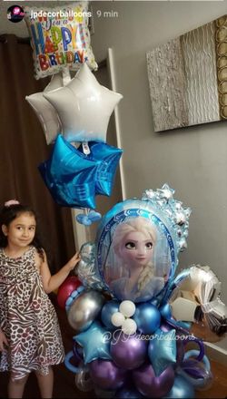 Frozem 2 balloons decor