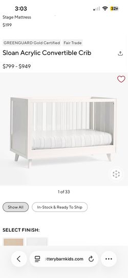 Pottery Barn Sloan Crib