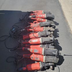 25 Milwaukee Super  Hawg Driils For Repair Or Parts  Make An Offer For The Lot