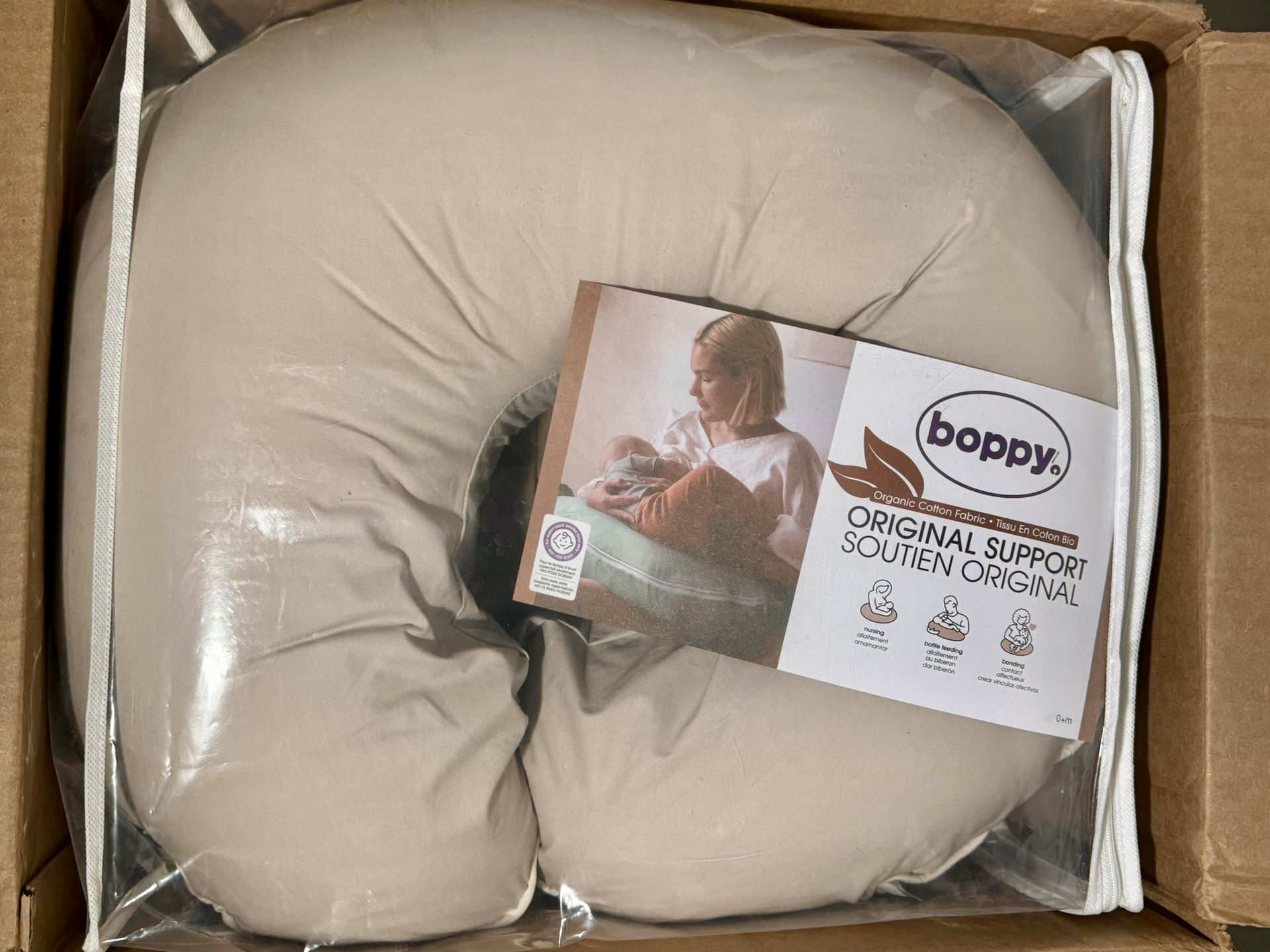 Brand New Boppy Nursing Pillow for Bottle and Breastfeeding Baby