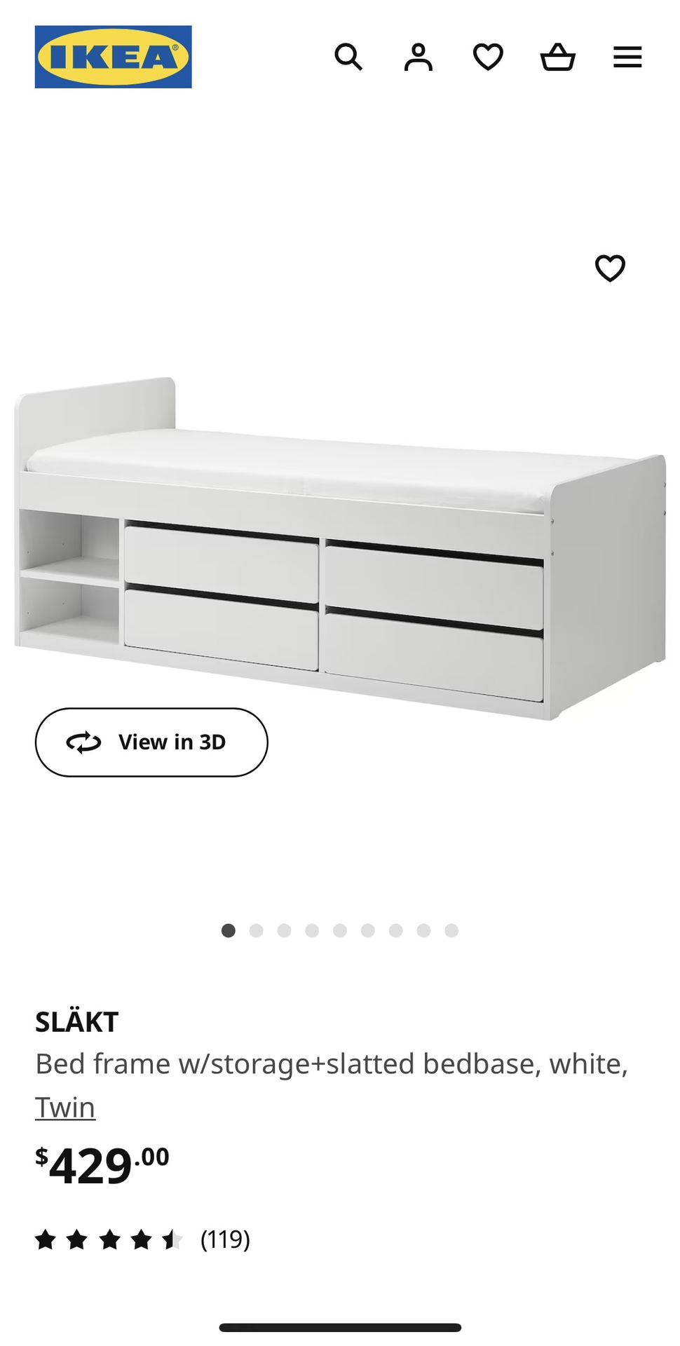 Slakt IKEA Twin Bed frame