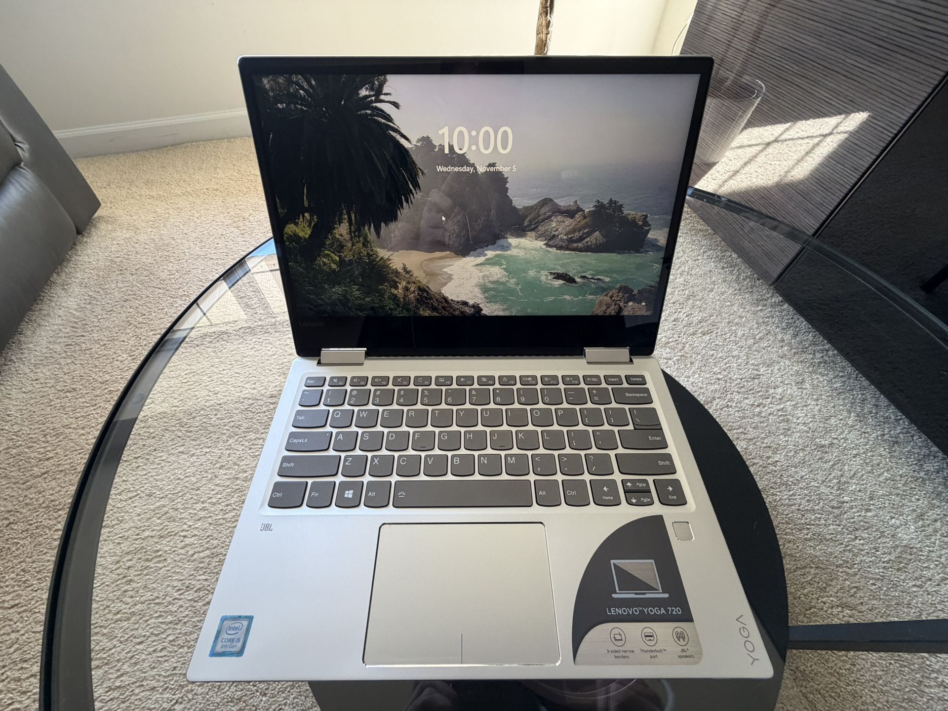 Lenovo Yoga 720 13.3″ 2-in-1 | i5-8250U | 8 GB RAM | 256 GB SSD | Win 11 25H2 | Touch + 360° | 2 New Cases + MX Anywhere 3 (BT/USB) + Stand – $350