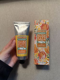 Trader Joe’s Pumpkin Ultra Moisturizing Hand Cream With Shea Butter & Pumpkin Extract 