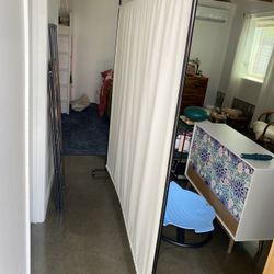 Fabric Room Divider Thin And Sturdy