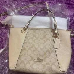 Coach Purse And Matching Wallet Authentic New Never Used Mint Condition 