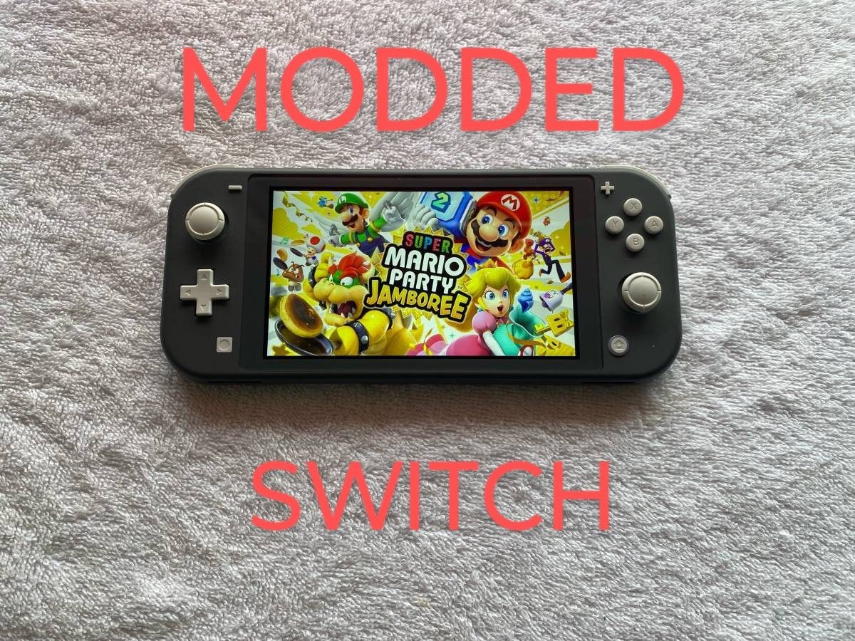 NINTENDO SWITCH LITE Mod With 100 Switch Games And 7500 Retro Arcade Games