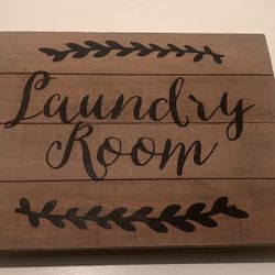 Decorative Laundry Room Sign