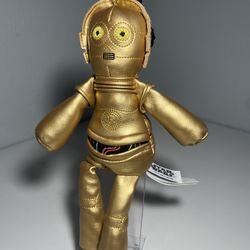Star Wars C-3PO Droid Scentsy Buddy Clip Light Bean Stuffed Plush / Mint