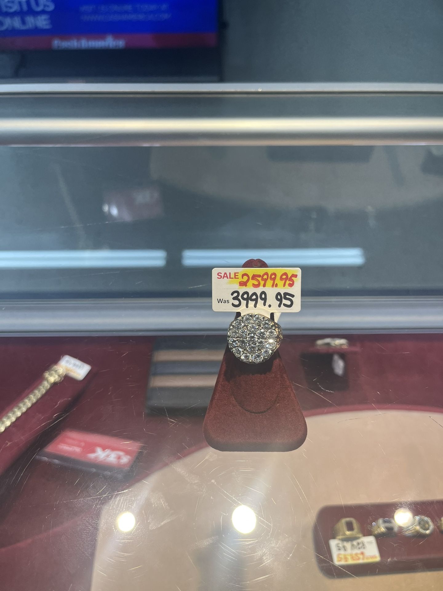 Cluster Ring 14k 13.2 Grms Size 10