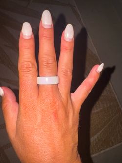 🤍 Oura Ring Gen 3 – White – Size 8