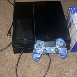 Ps4 with controller (games can be sold separately)