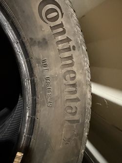 4 Continental 225/60/17 