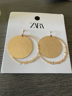 Zara Large Hoop Earrings 