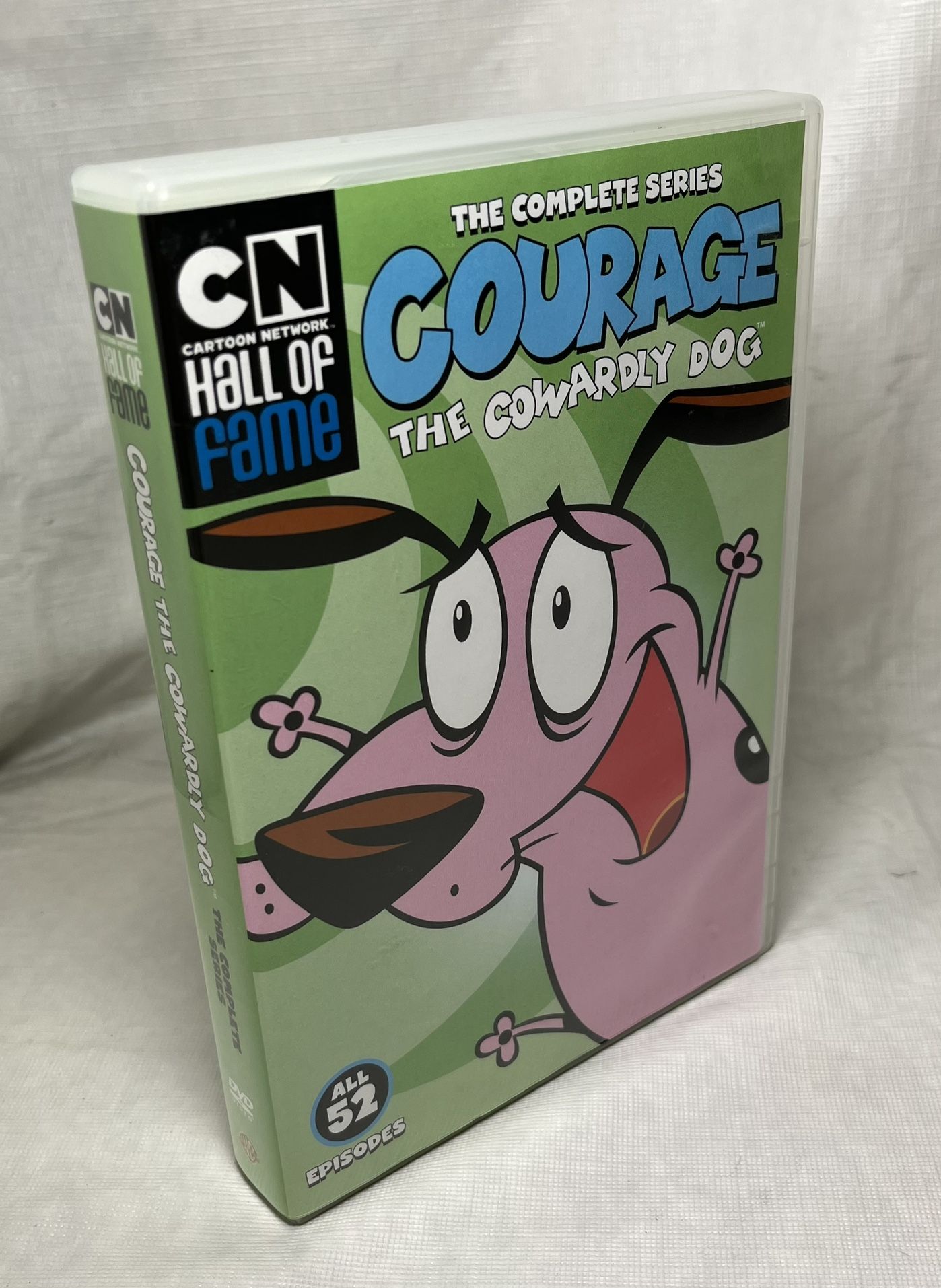 Courage The Cowardly Dog The Complete TV Series 8 DVD Disc Set Cartoon Network Hall of Fame All 52 Episodes 90s Retro Horror Comedy Funny Cute Adorabl