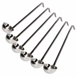 Thunder Group SLTL006 6 oz Stainless Steel Ladles Lot of 6 New