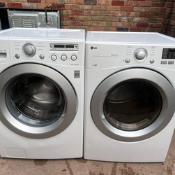 LG Front Load Washer & Dryer Set - Large Capacity