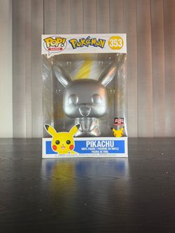 Funko Pop Pokémon Pikachu #353 Silver Metallic