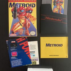 Metroid Classic Series Yellow Label Nintendo NES 