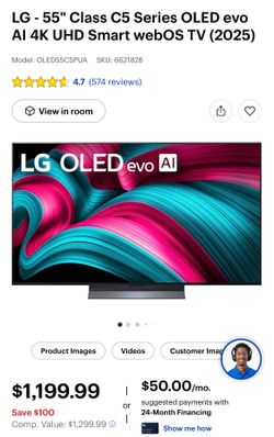 55” LG OLED C5