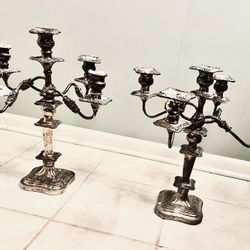 Candelabras Silver Plated