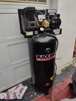 Black max 60 gallon air compressor sale