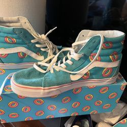 VANS SK8 HI ODD FUTURE OF DONUT scuba blue sneakers men's   Size:10.5 men’s  #vans