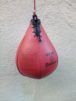 Everlast Pro Speed Bag Leather USA Made