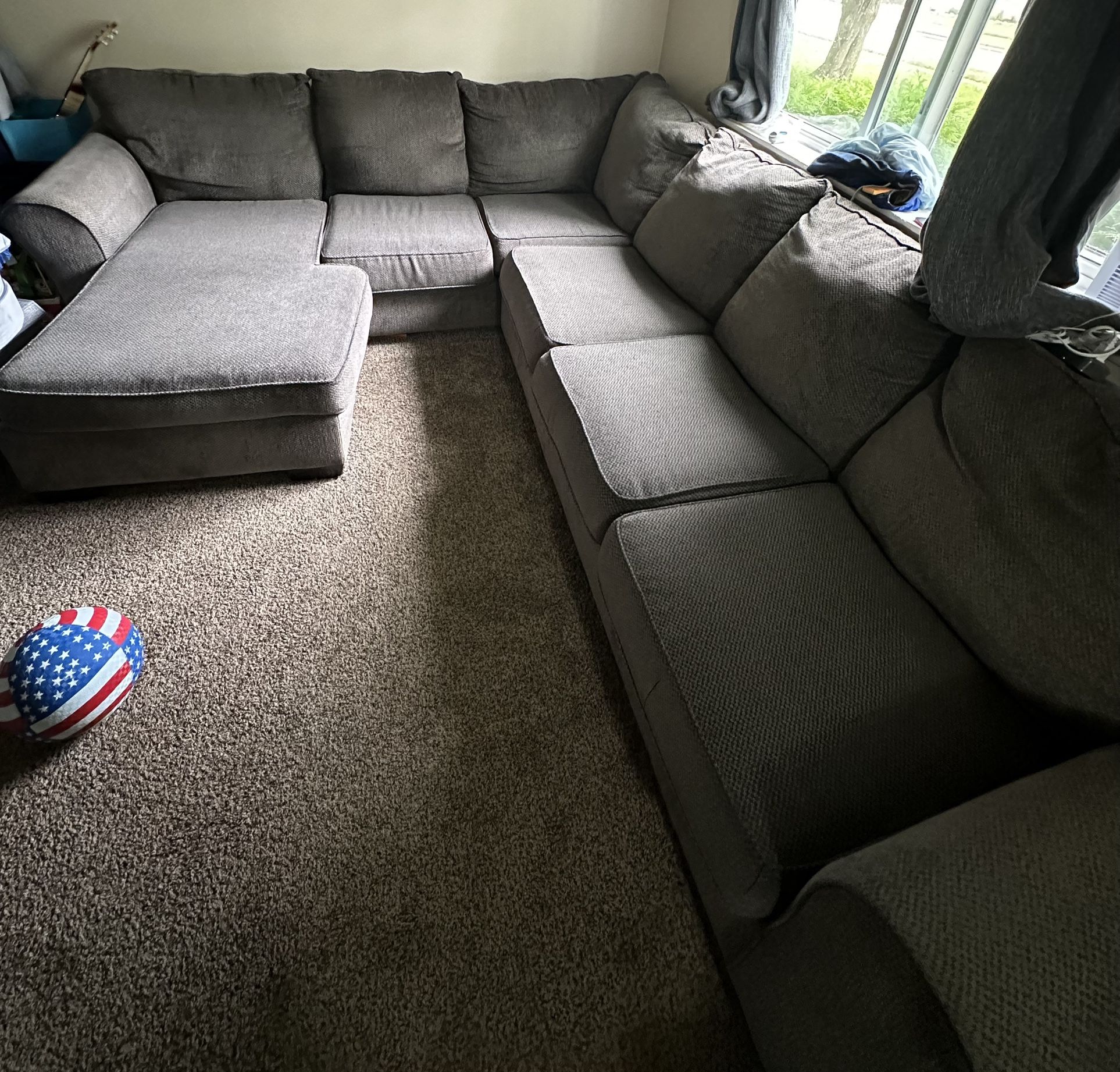 Used-Like New GREY Sectional Couch