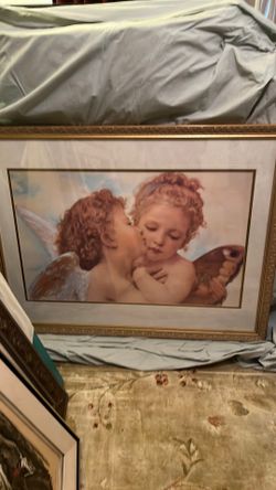 Print Large - First Kiss by William Baugaereau