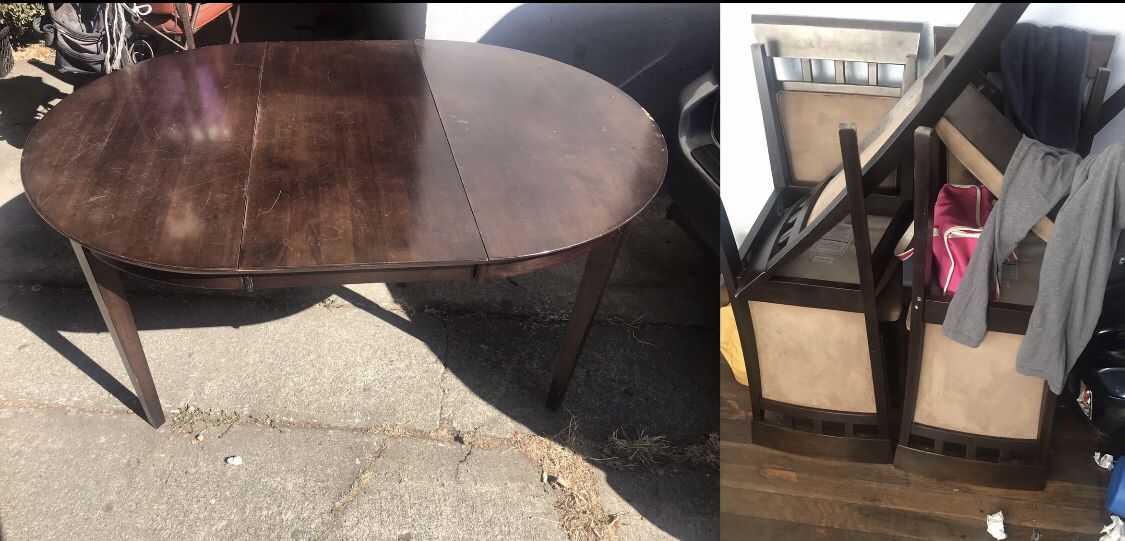 Price Negotiable - Table & 6 Chairs