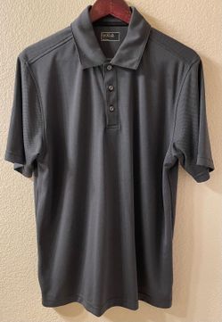 Bolle Men's Polo Shirt, Dark Gray, Size M