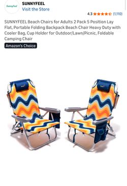 Sunnyfeel Beach Chairs for 2