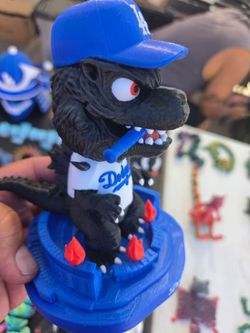 New Dodgers Godzilla 3D Prints $30 and up! Custom made orders also!!